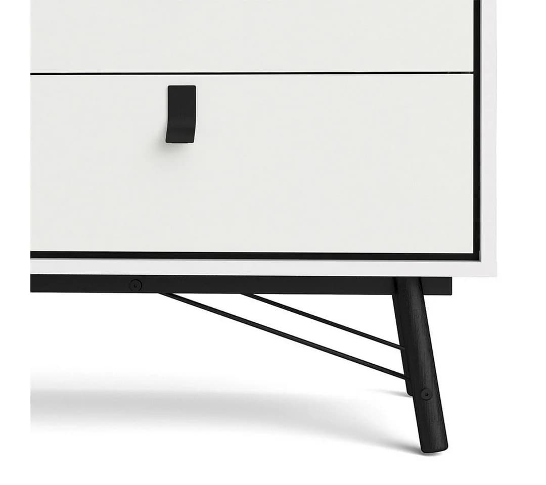 ebuy24 Kommode Rye 6 Schubladen Mattweiß - Bild 4