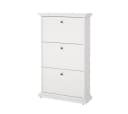 ebuy24 Schuhschrank Venedig 3 Falttüren Weiß Bild 1