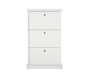 ebuy24 Schuhschrank Venedig 3 Falttüren Weiß Bild 2