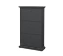 ebuy24 Schuhschrank Venedig 3 Klappen Matt Grau Bild 1