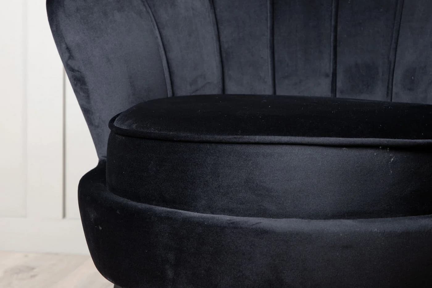 ebuy24 Relaxsessel Nice Sessel Velour Schwarz - Bild 4