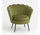 ebuy24 Relaxsessel Nice Sessel Velour grün Bild 2