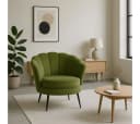 ebuy24 Relaxsessel Nice Sessel Velour grün Bild 5
