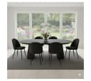 ebuy24 Esstisch Tokyo 120-200 cm Schwarz Eichenfurnier Bild 3