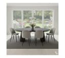 ebuy24 Esstisch Tokyo 120-200 cm Schwarz Eichenfurnier Bild 4