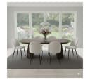 ebuy24 Essgruppe Tokyo Esszimmer-Set 7-tlg. Smoked Beige Bild 1
