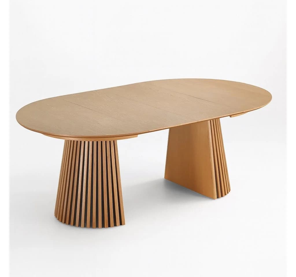 ebuy24 Essgruppe Tokyo Esstisch Natur 6 Stühle Beige - Bild 3