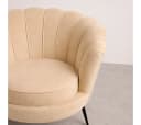 ebuy24 Relaxsessel Nice Velour beige modern Bild 1