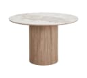ebuy24 Esstisch Minamata Ø120cm Keramik weiß Bild 2