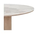 ebuy24 Esstisch Minamata Ø120cm Keramik weiß Bild 3