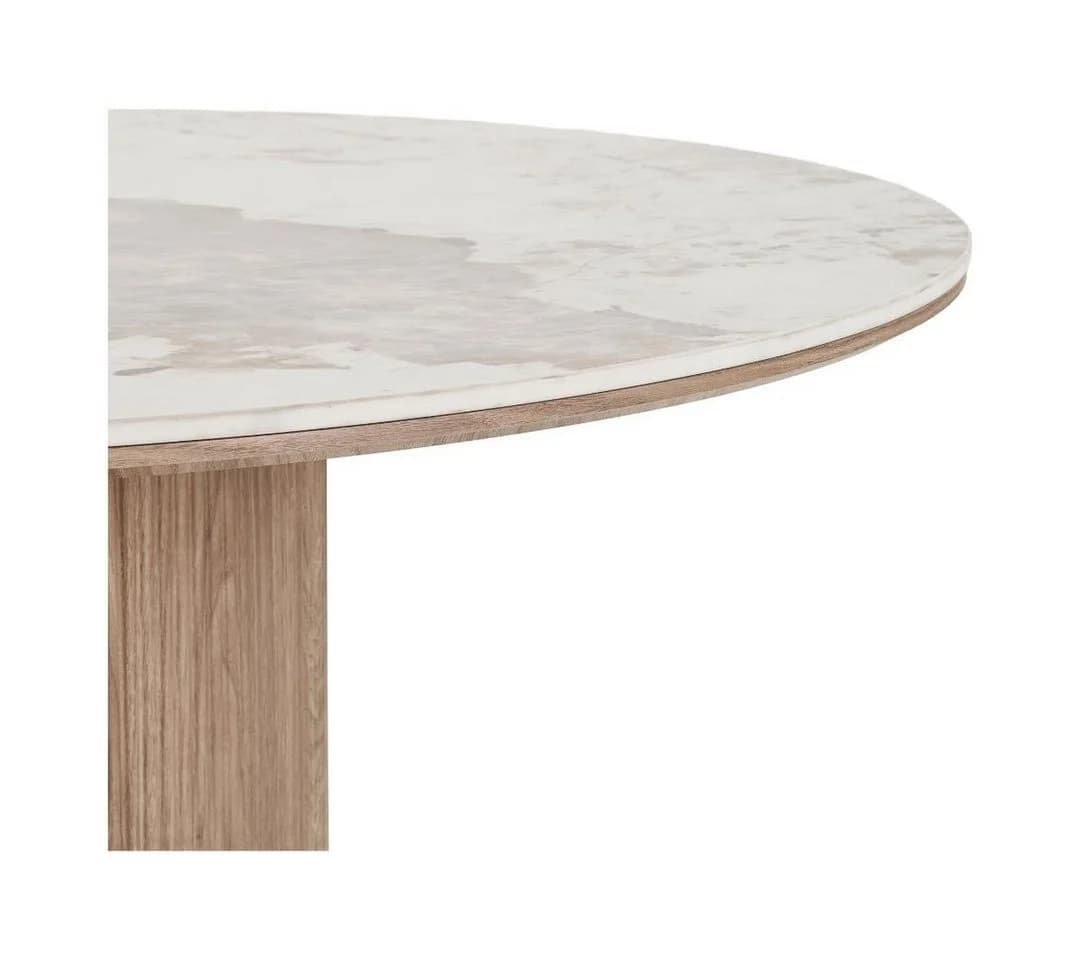 ebuy24 Esstisch Minamata Ø120cm Keramik weiß - Bild 3