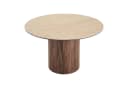 ebuy24 Esstisch Minamata Grau Keramik-Tischplatte Ø120cm Bild 1