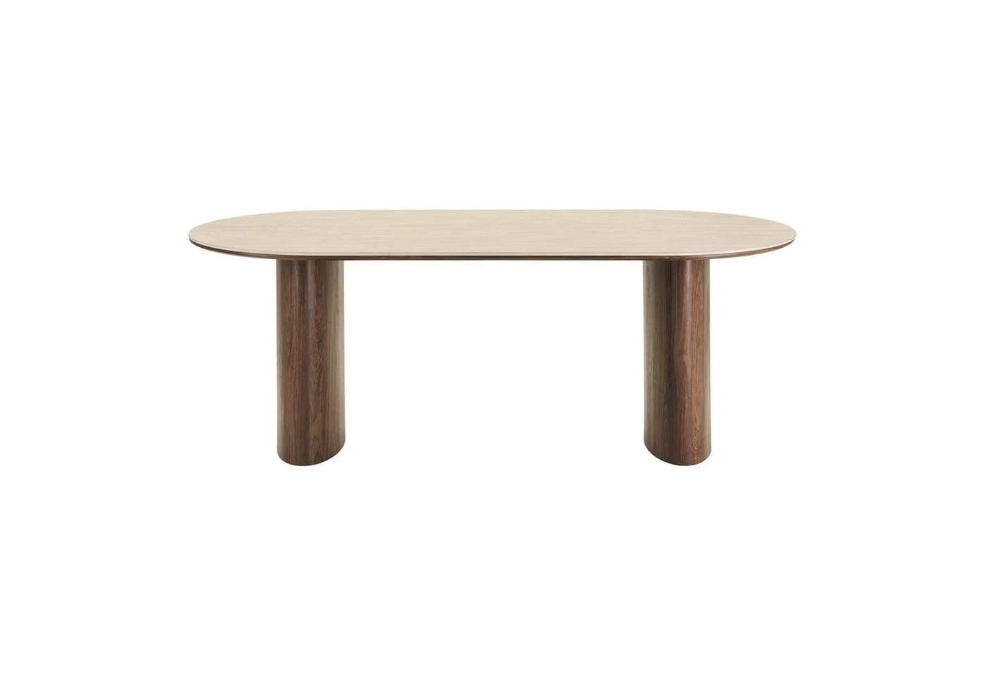 ebuy24 Esstisch Minamata Grau Keramik-Tischplatte 100x210cm