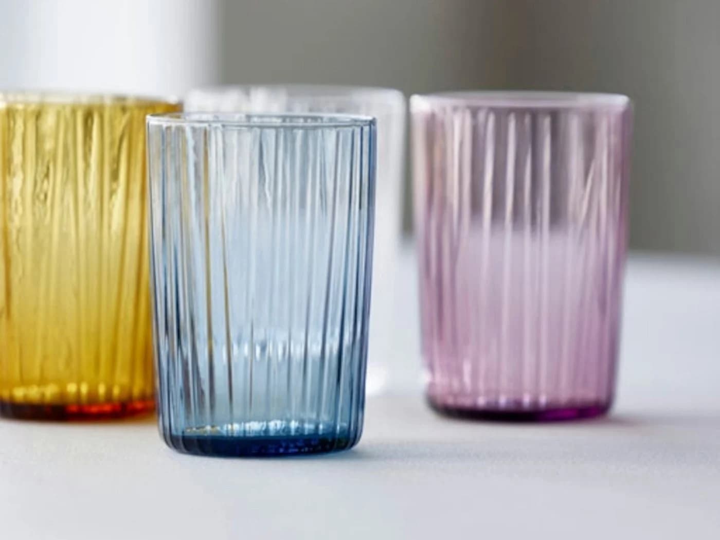 Bitz Wasserglas-Set Kusintha Blau 4-tlg. 280ml Glas