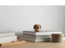 HOPTIMIST Wackelfigur Hund Dekofigur aus Holz Braun Bild 3
