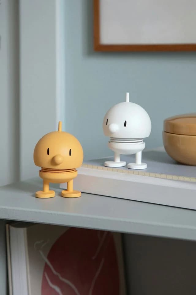 Hoptimist Soft Bumble S Sky - Weiß ABS/Stahl Figur - Bild 4