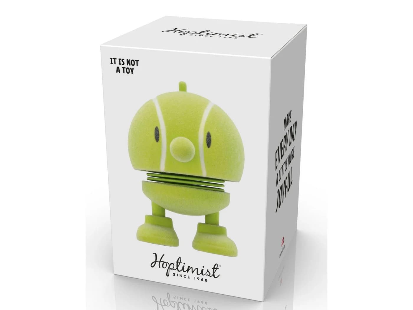 HOPTIMIST Dekofigur Tennis Bumble S Gelb Wippfigur
