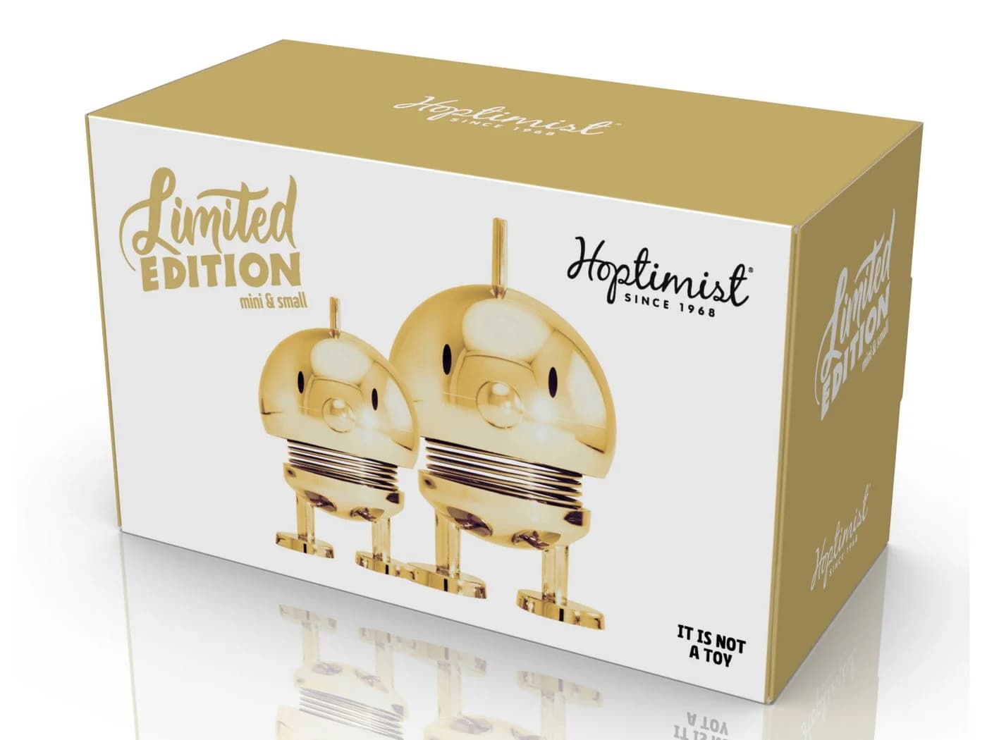 HOPTIMIST Dekofigur Bumble Set XS/S Gold 2tlg. - Bild 3