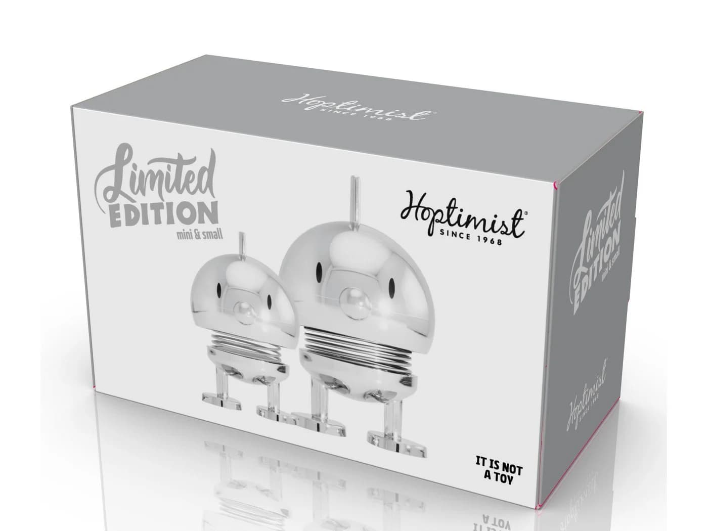 Hoptimist Bumble Set 2tlg. Dekofigur Chrome - Bild 4