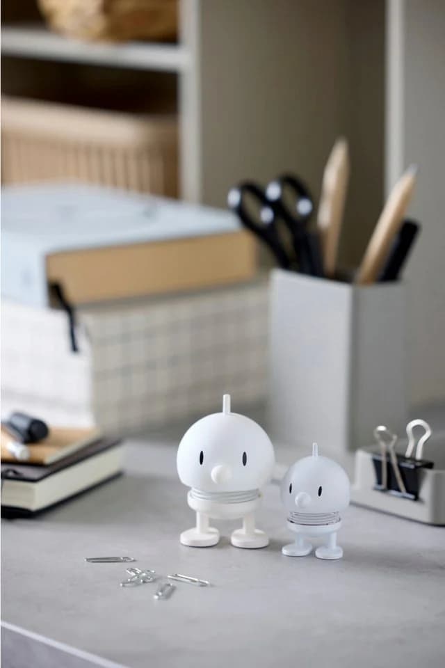HOPTIMIST Dekofigur Soft Bumble Set XS/S Weiß 2tlg