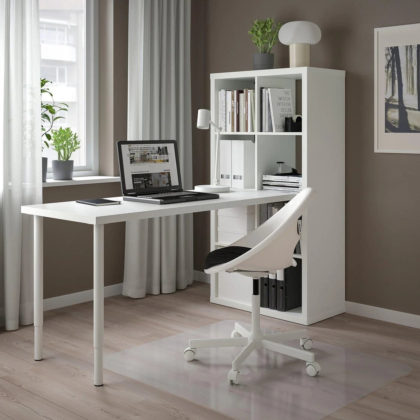 IKEA KALLAX / LAGKAPTEN Schreibtischkombination Weiß