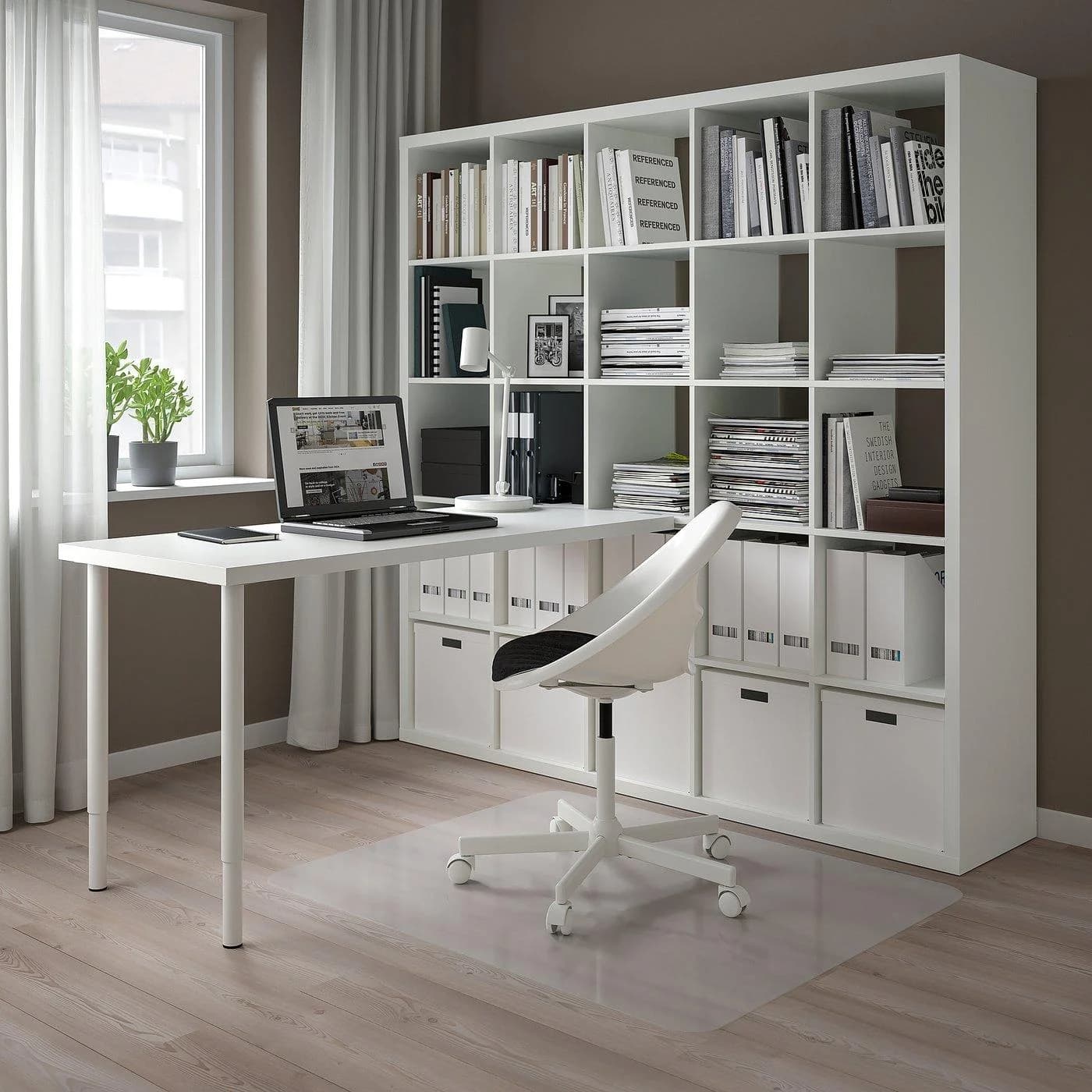 IKEA KALLAX / LAGKAPTEN Schreibtischkombination Weiß