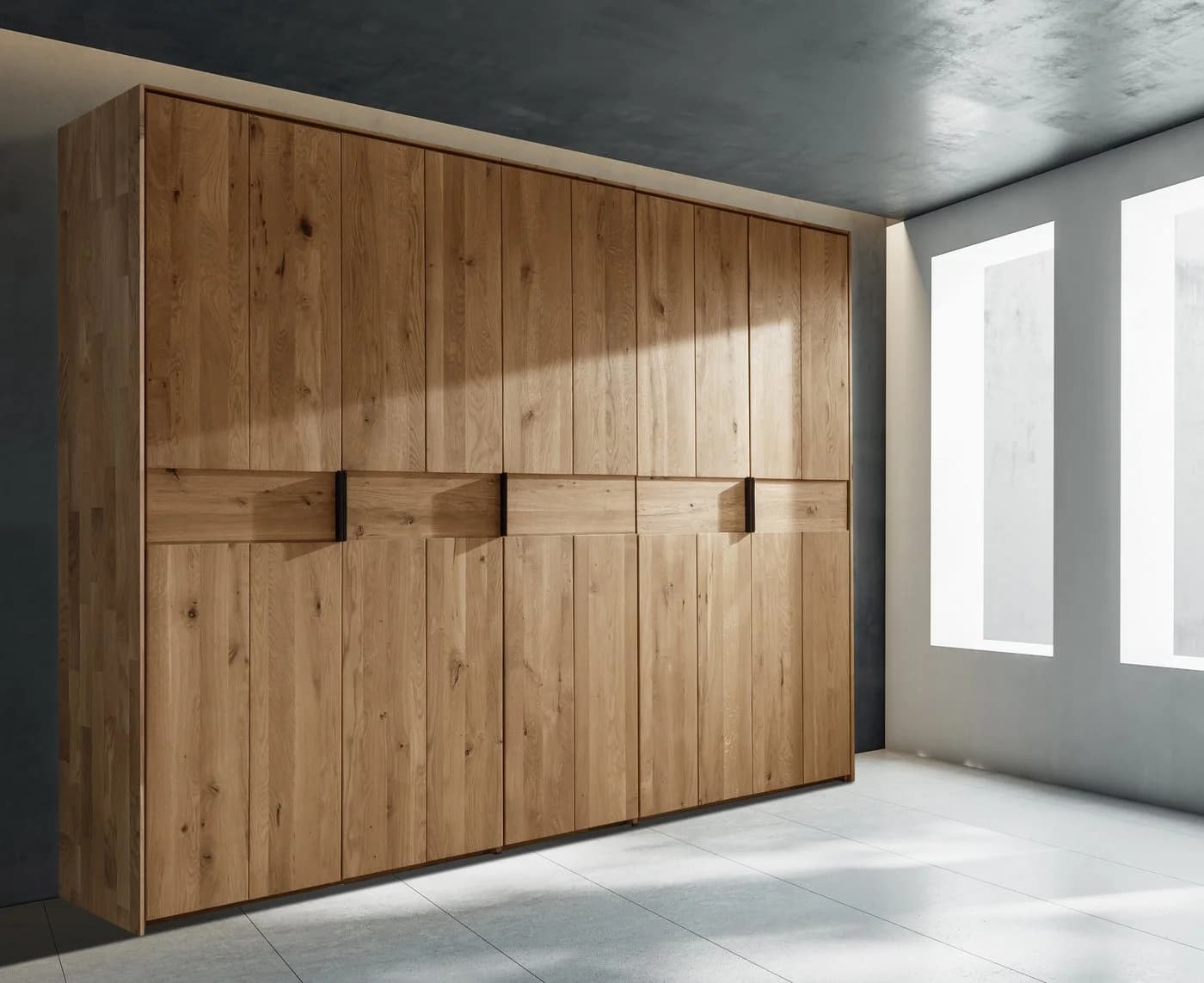 Home Affaire Kleiderschrank Huven Massivholz Eiche - Bild 2