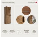 Home Affaire Kleiderschrank Huven Massivholz Eiche Bild 3