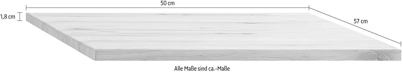 Home Affaire Einlegeboden Huven Massivholz Eiche Natur - Bild 3