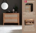 Home affaire Hällevik Nachtkonsole Massivholz Eiche Skandinavisch Bild 1