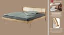 HOME AFFAIRE Hällevik Doppelbett Massivholz Eiche Natur Bild 3