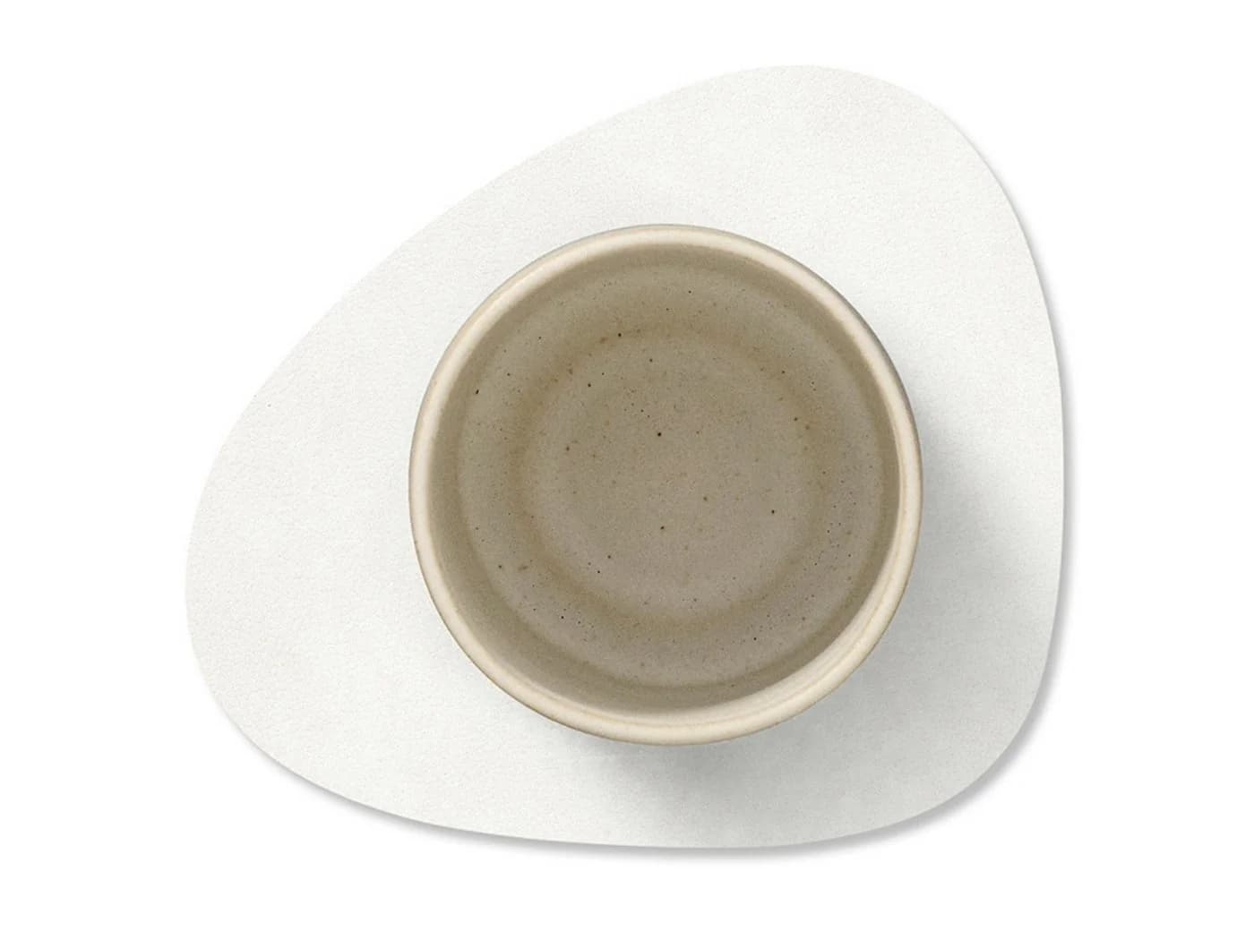 LIND DNA Untersetzer Curve pure white 11x13cm