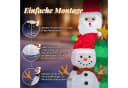 LALAHO Weihnachtsmann Schneemann & Weihnachtsbaum Kombination mit 150 LEDs Bild 5