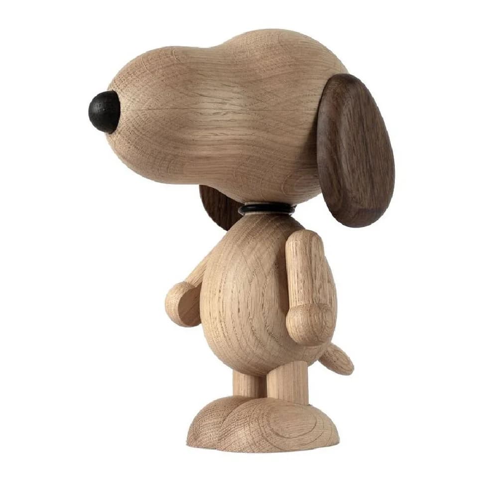 Boyhood Lernspielzeug Dekofigur Peanut x Snoopy Eichenholz Bicolor 10cm