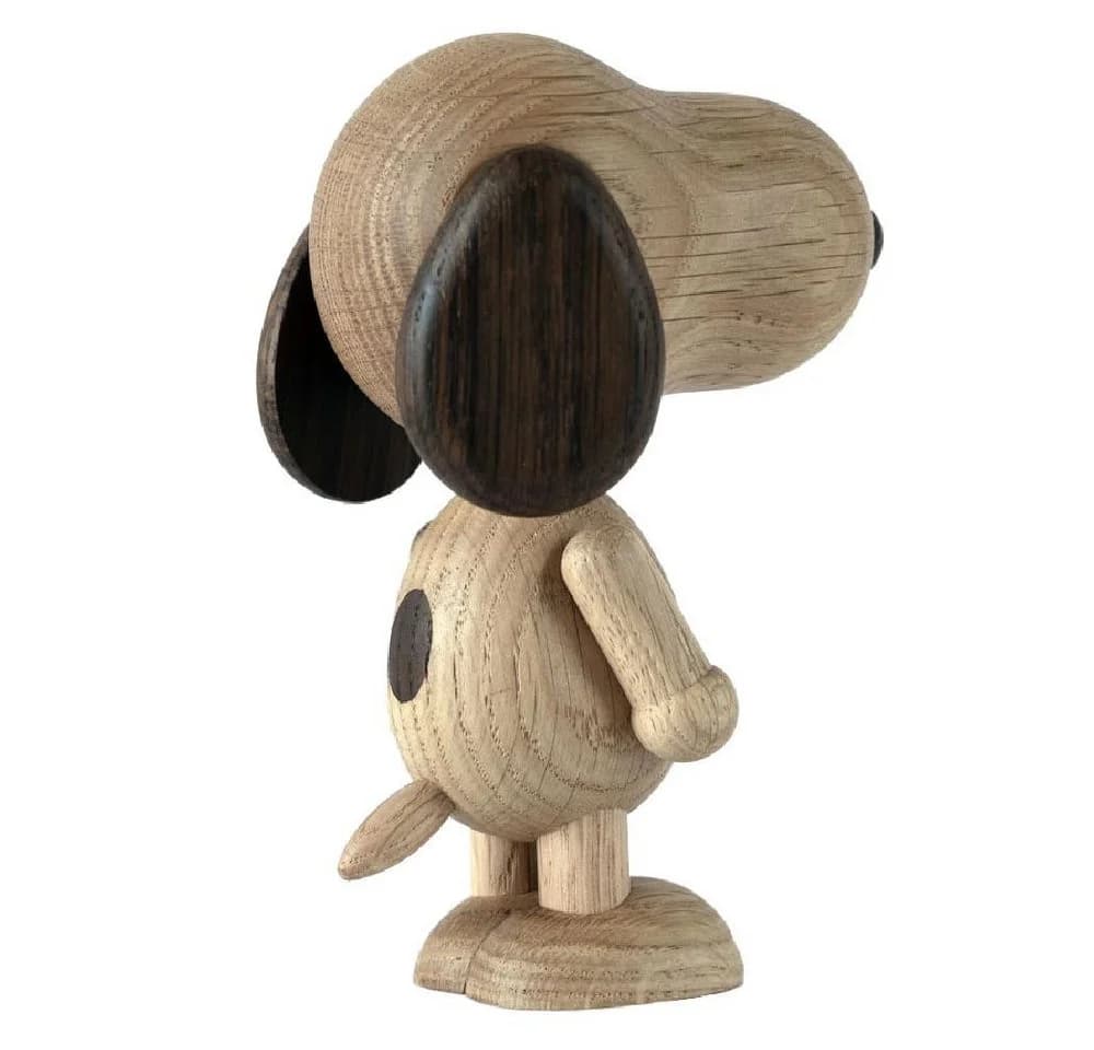 Boyhood Lernspielzeug Dekofigur Peanut x Snoopy Eichenholz Bicolor 10cm - Bild 5