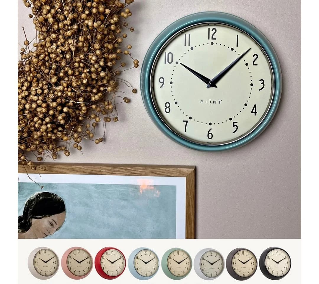 Plint Retro Wanduhr Grün Dänisches Design - Bild 3