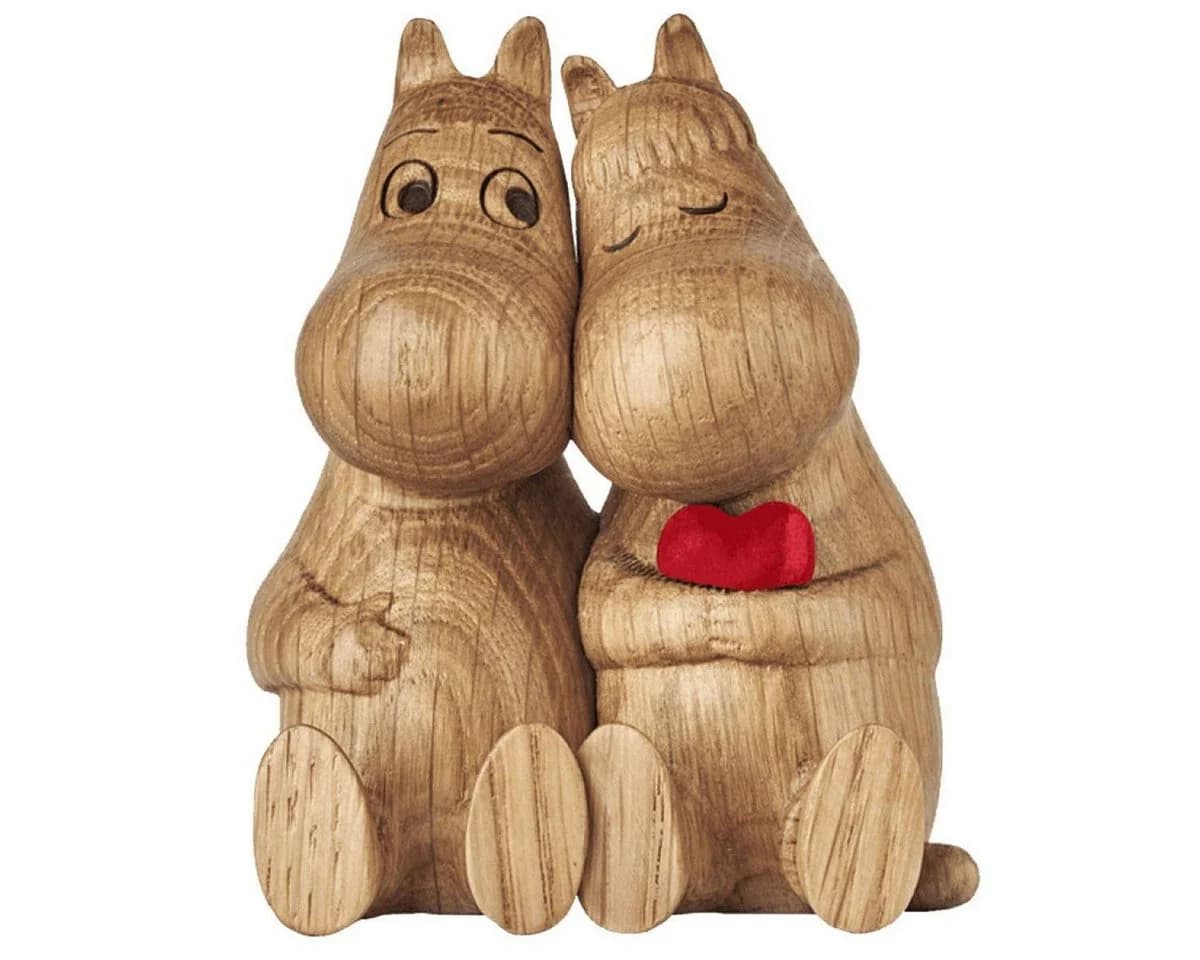 Dsignhouse Dekofigur Moomin Mumintroll & Snorkfräulein Eiche - Bild 2