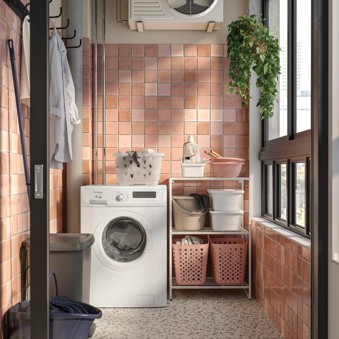 IKEA JOSTEIN Regal Weiß Feuchtigkeitsbeständig