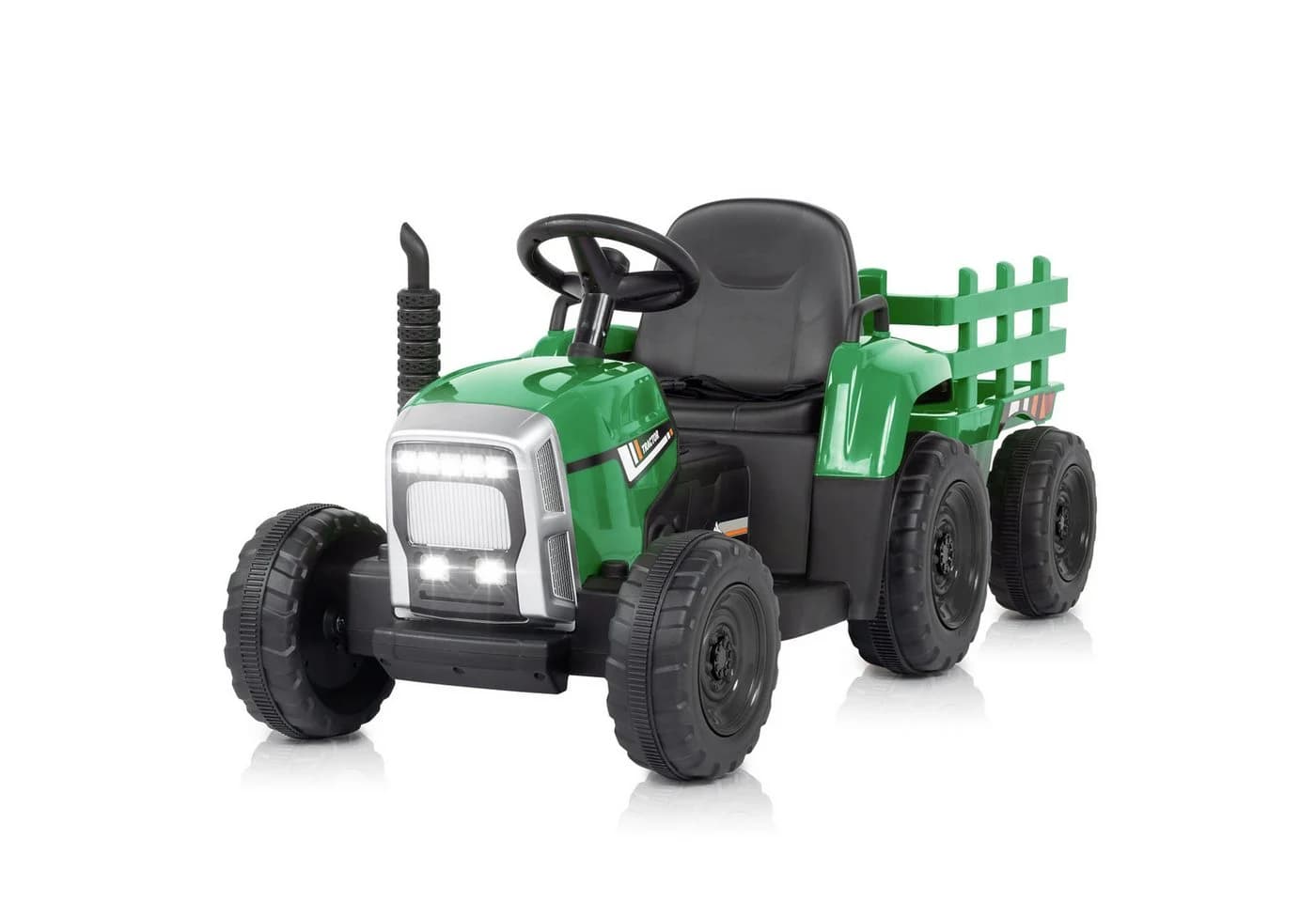 LALAHO Elektro-Kindertraktor mit Anhänger & Fernbedienung 12V - Bild 2