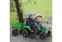 LALAHO Elektro-Kindertraktor mit Anhänger & Fernbedienung 12V Bild 3