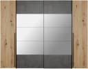 FORTE Kleiderschrank Narago Kombischrank Beige Grau Bild 3