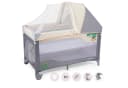 Moby-System Baby-Reisebett HUXLEY Grau mit Wickelfläche und Transporttasche Bild 5