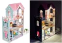 Mamabrum Puppenhaus XXL mit LED und Garten Bild 4