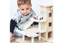 Mamabrum Spiel-Parkhaus aus Holz mit Autos und Hubschrauber Bild 3