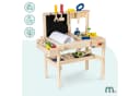 Mamabrum Spielwerkbank Holz mit Werkzeuggürtel und Werkzeug-Set Bild 1