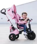 HyperMotion Dreirad Tobi Velar Rosa mit Schiebestange Bild 4