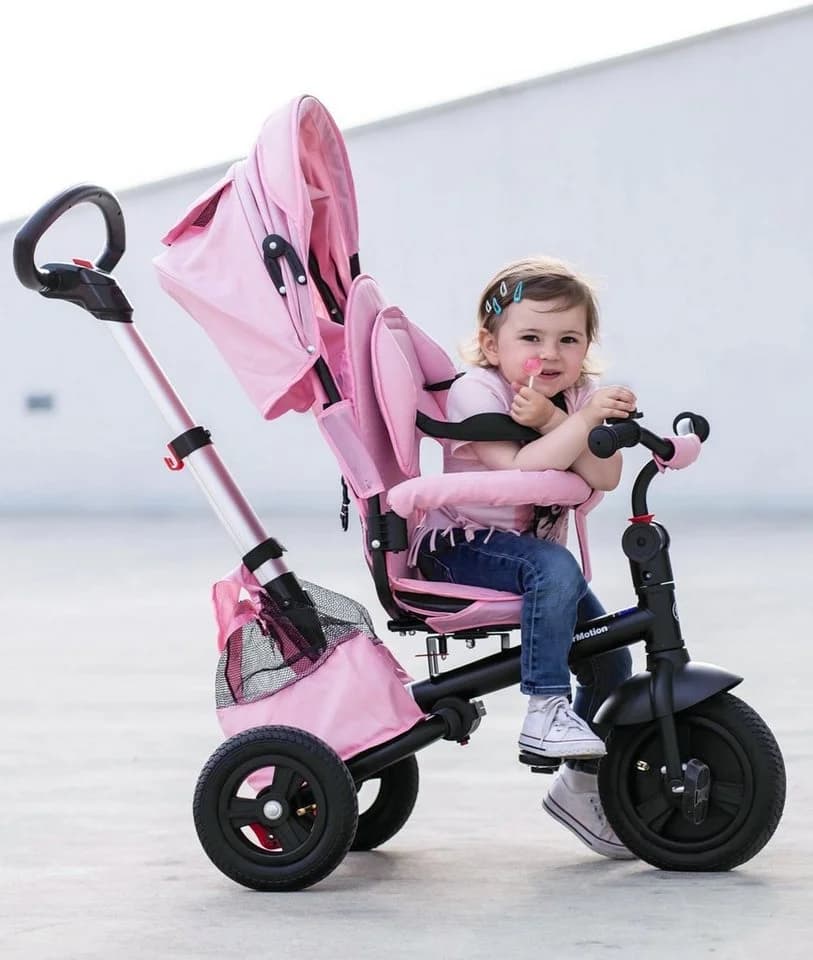HyperMotion Dreirad Tobi Velar Rosa mit Schiebestange - Bild 4