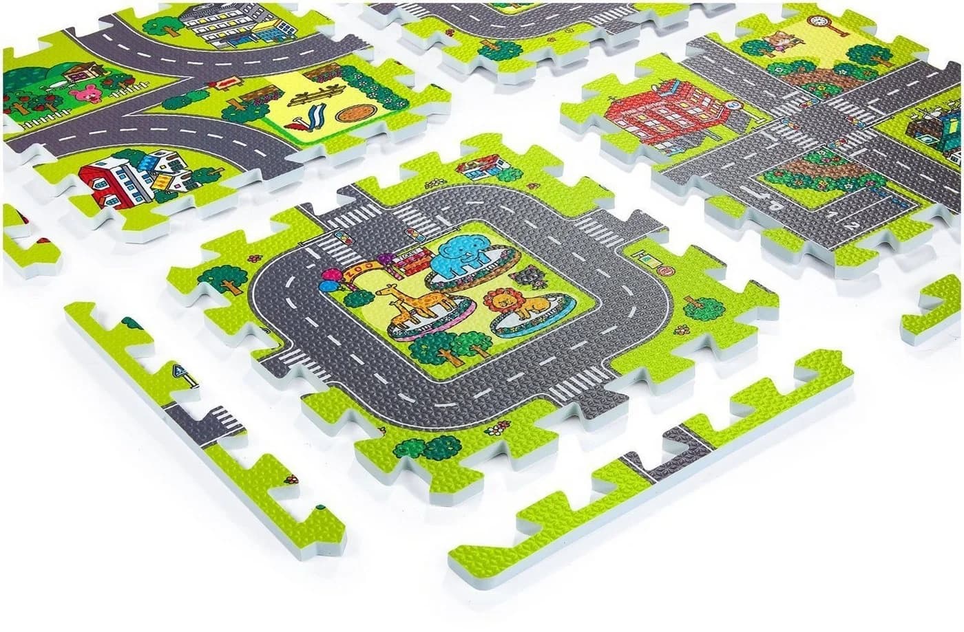 Moby-System Spielmatte Lernschaum-Puzzlematte 90x90cm mit Rand - Bild 2