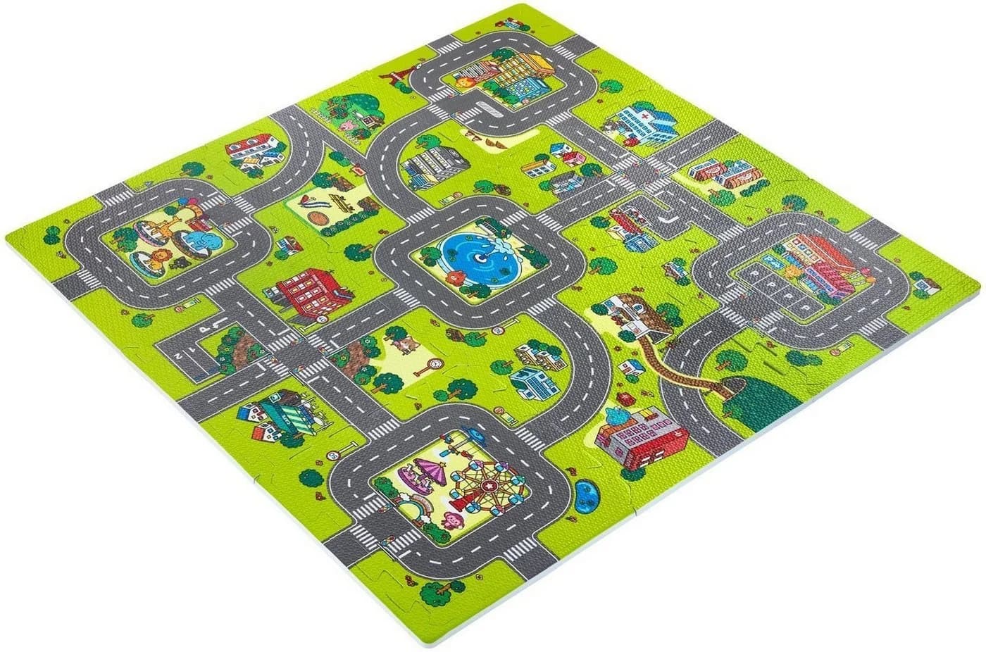 Moby-System Spielmatte Lernschaum-Puzzlematte 90x90cm mit Rand - Bild 5
