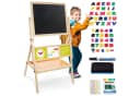 Mamabrum 2-in-1 Kindertafel Kreidetafel Whiteboard mit Magnetbuchstaben Bild 2